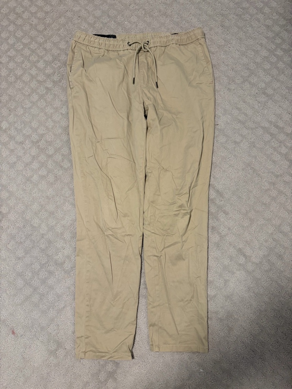 Treasure & Bond Drawstring Chino Pants in Khaki - L